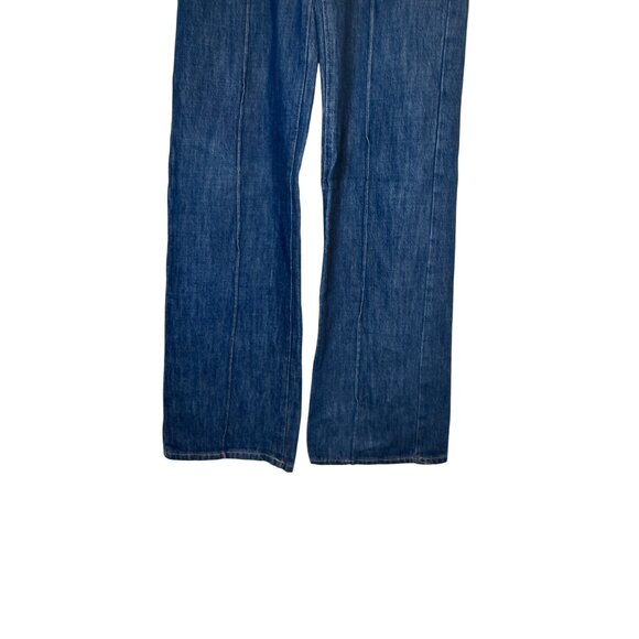 2/$30 Zara Womens Size 0 Flare Blue Denim Jeans - Picture 12 of 15